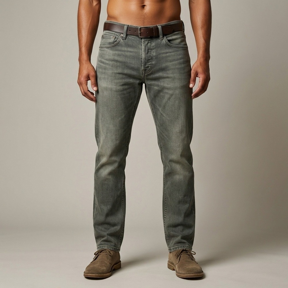 Rag & Bone Fit 2 Slim Fatigue Green Jeans Mens 36 Button Fly MED19H1223IHFG USA